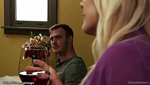 Stepmom cuckolds husband with stepson in kinky femdom action, wow!