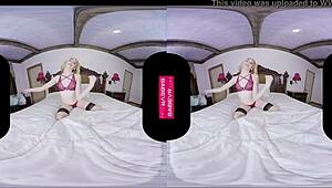 Tantalizing Ivy Jones Masturbates Big Tits With Dildo In Vr!