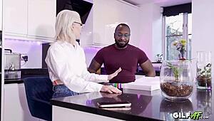 granny goes wild for big black dick hardcore 😍