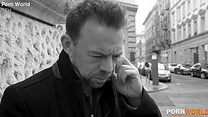 Sucking Her Smuggler with Passion and Handcuffs