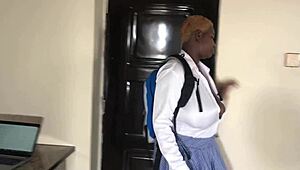 corrupt teacher fucks sex starved student with huge ass and boobs