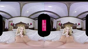 Tantalizing Ivy Jones Masturbates Big Tits With Dildo In Vr!