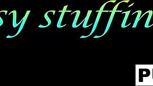 hot pinball gaming leads to pussy stuffing by brett rossi 😍