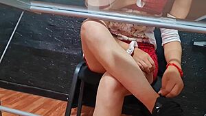 Man, ebony Amanda gets a creampie from the plumber... don't finish inside! 😳