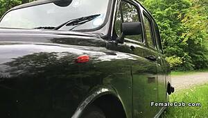 i spied on that bald guy banging the busty british cab driver outdoors