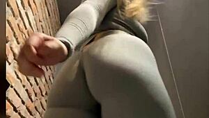 Watch This Teen Fingering Her Ass Close Up on Cam Outdoors!