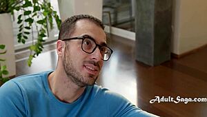 From vows to wows, threesome with my beau and petite wife