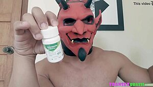 latina amateur solo with big black cock in homemade pep talk 😊