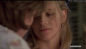 Janet Gunn topless in night of the running man!