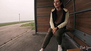 Feeling The Thrill Of A Risky Public Blowjob At The Bus Station