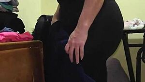 i fucked the fat milf maid hard, creampie in her big ass!