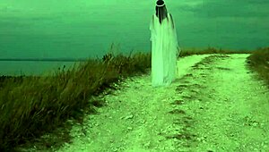 To the top of the hill.