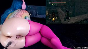 hey, can you handle this dark souls fuck machine challenge with iron golem squirting?