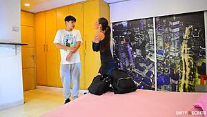 I can’t resist banging stepmom on vacation hard