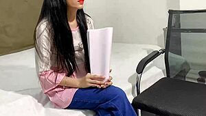 Desi virgin office girl fucked hard by big cock boss