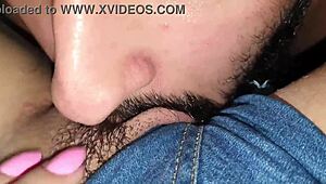 Athletic Latina Milf In Short Jeans Shows Everything To Her Cousin For Him To Suck Her Big Pussy In The Car