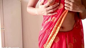 Nepali Couple FUCKING In Sari At Home!