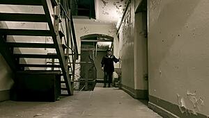 Mistress April's hospital clinic features femdom anal assfucking and cum on big tits