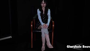 i love sucking cock at gloryhole as smokin hot brunette