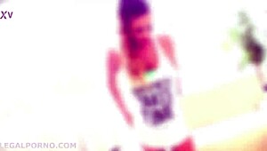 Cathy Heaven in intense session.