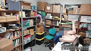 Brunette Cop Denies Thief's Advances!