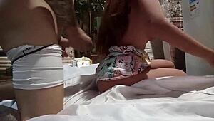 Comendo Inteada Minha Mulher Me Ligando Porque Percebeu Sex Toy com Toques de Masturbação e Anal ao Ar Livre