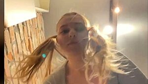 Watch This Teen Fingering Her Ass Close Up on Cam Outdoors!