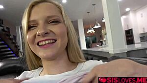 Harlow West Rubs Pussy On Tyler Steel's Big Cock