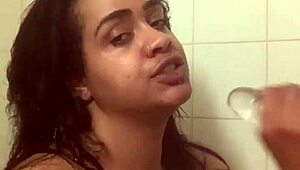 fresh face and bare ass, watch me masturbate in the shower for orgasm! 🚿