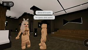 Blonde Brazilian Beauty Enjoys Rough Encounter with Cum in Mouth