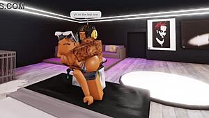 she lost a bet so she had to take on four of us in a challenge