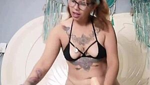 Danabarzagli reminisces about wild latina solo with big ass