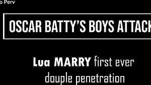 Brazilian Beauty Lua Marry's First Double Penetration with Monster Cocks