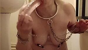 Slave Trained with Dildos in Intense Session!