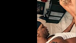 busty blonde creampied by three bbc