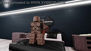 she lost a bet so she had to take on four of us in a challenge