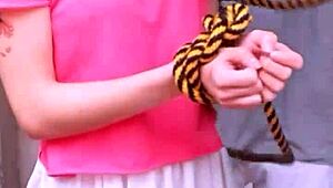 Bonneyuwu Forced to Have Sex Tied Up in Bed!