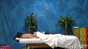 Check out this hot 18 year old getting a naked massage