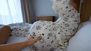 Pov exploration of naughty stepsister's positions leading to creampie on bed