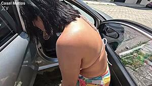 we went to the beach with the nymphet and got up to mischief everywhere. doggystyle and assfucking in every spot.