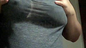 Hot Indian Step-Sister Plays Natural Big Boobs and Shows Sex Video to Step-Brother XXX!