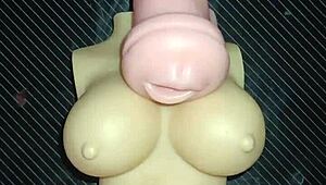 Trio kissy and dolly give blowjob and anal sex on desk