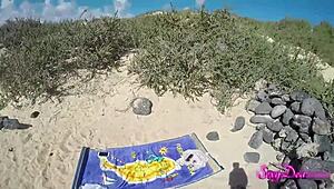 Detailed Naked Indian Couple Licking and Fucking in Cowgirl and Doggystyle on Beach with Foot Play