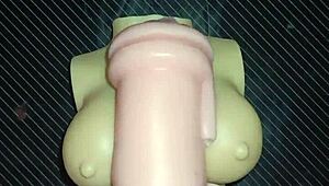 Trio kissy and dolly give blowjob and anal sex on desk