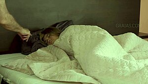 innocent brunette teen 18+ whipped by strict master in kinky bdsm session