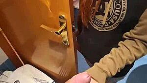 Fucking and squirting in the toilet