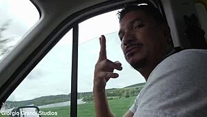 Prostitute 4on1 Kristy Black BBC Balls Deep Anal