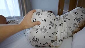 Pov exploration of naughty stepsister's positions leading to creampie on bed