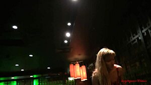 Girl Next Door Surprised With Anal And Blowjob In Public Restaurant