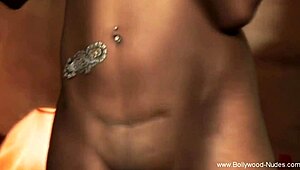 sensual indian dancer teases with nude moves